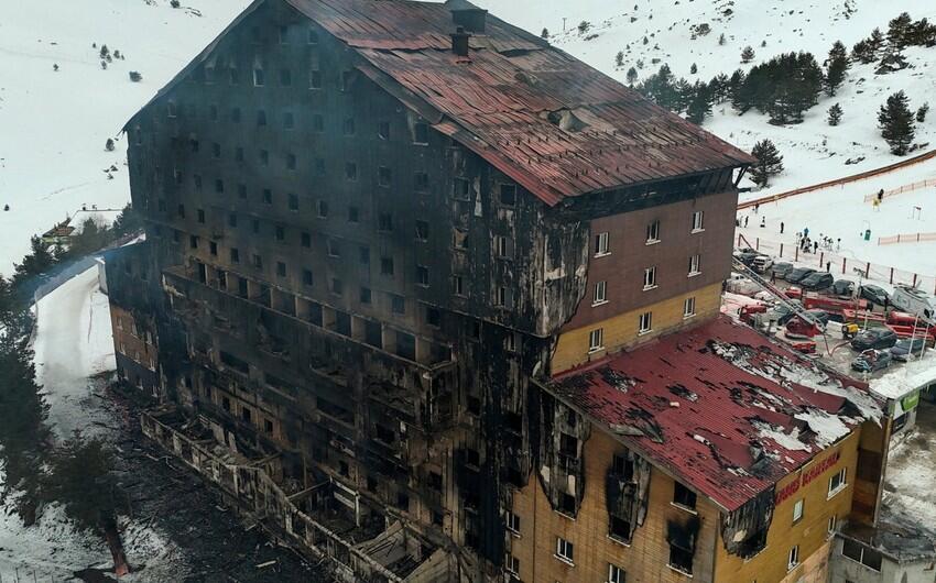 Türkiyədə hoteldə yanğınla bağlı saxlanılanların sayı 12ə çatdı