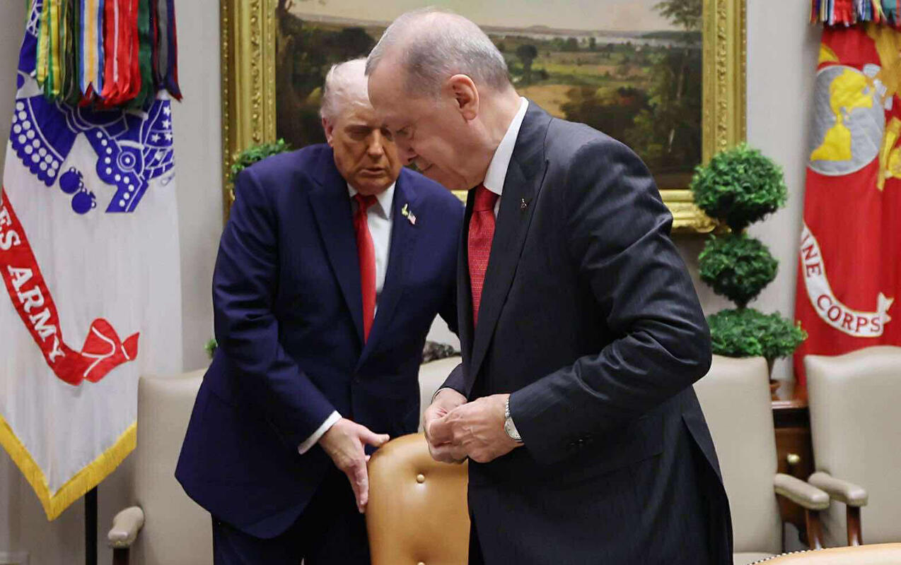 Trampdan Ərdoğana jest  Hörmətini belə göstərdi...  FOTO