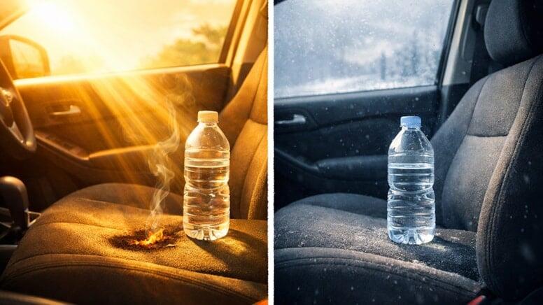 Avtomobilinizə əsla plastik ş&uuml;şədə su qoymayın 