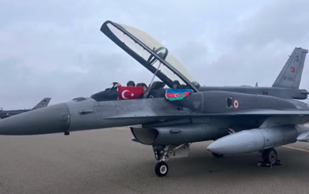 Türkiyənin “F16”ları Azərbaycanda  Video