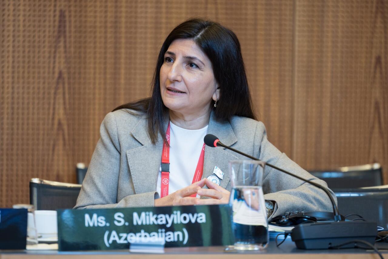 Deputat Sevil Mikayılova Cenevrədə beynəlxalq tədbirdə çıxış edib  VİDEO  FOTO