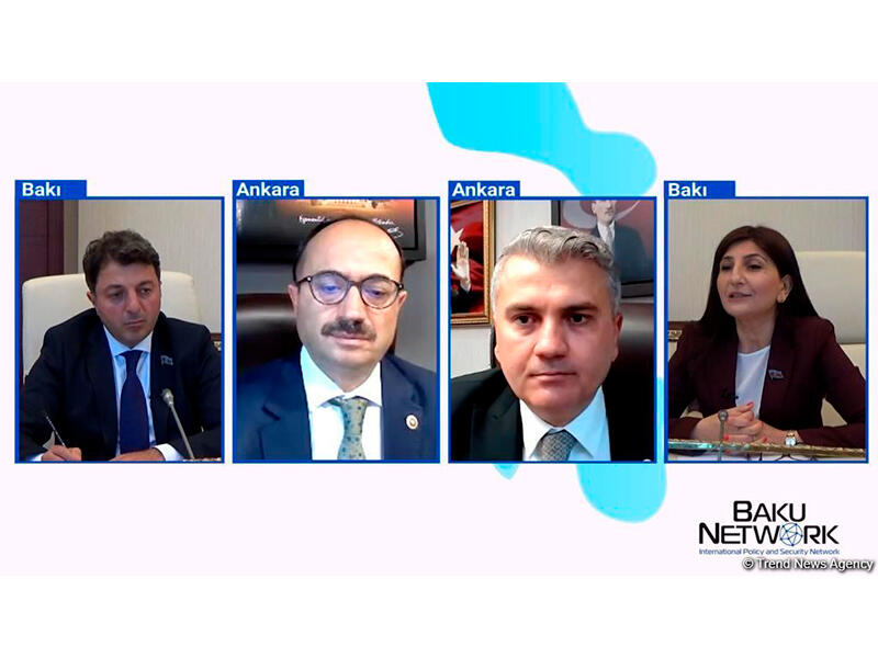 Azərbaycanlı və türkiyəli deputatlar telekörpüdə gündəmi müzakirə edib  Milli Məclis və “Baku Network”un yeni layihəsi  VİDEO  FOTO