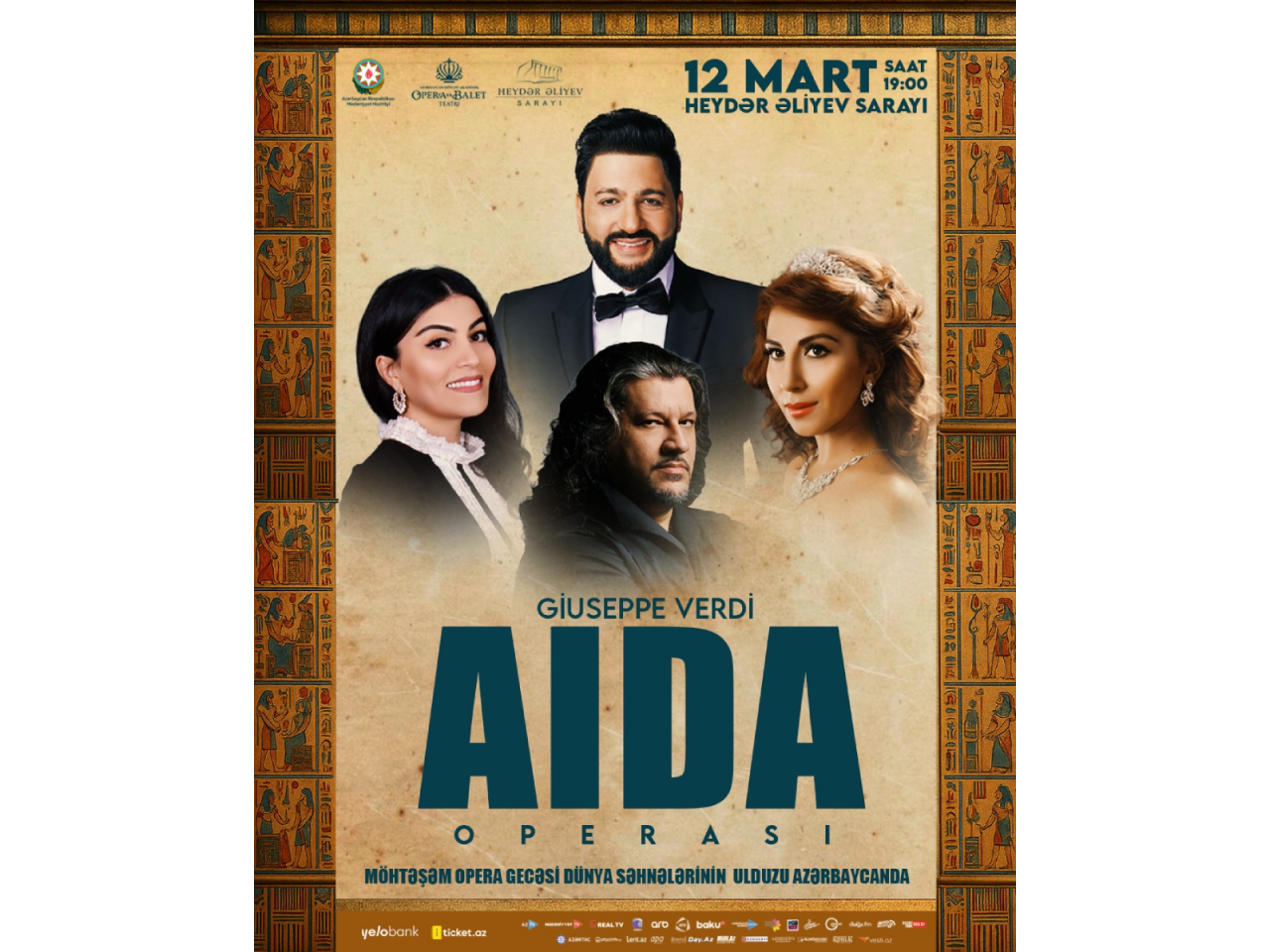 D&uuml;nya ş&ouml;hrətli tenor, Xalq artisti Yusif Eyvazov ilk dəfə Azərbaycanda "Aida" operasında &ccedil;ıxış edəcək 
