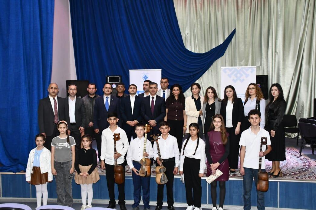 Ağcabədidə tar və fortepiano ixtisasları üzrə ustad dərsləri  FOTO