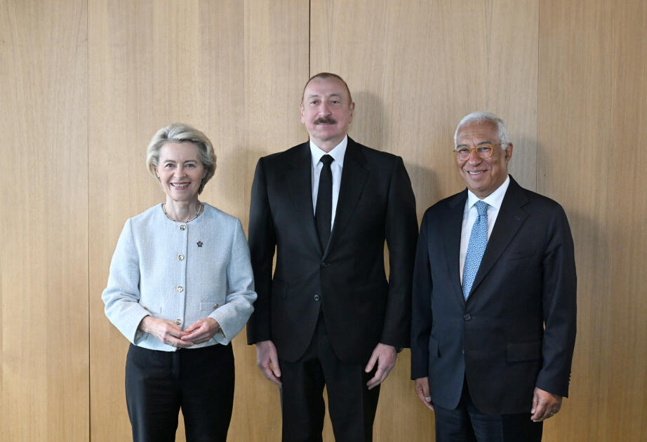 İlham Əliyevin Tiranada Antonio Koşta və Ursula fon der Lyayen ilə görüşü olub  FOTO