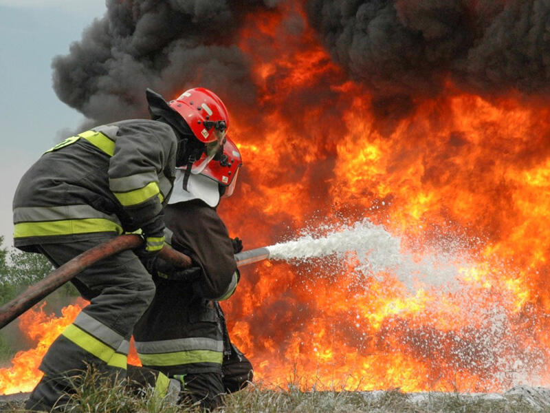 Xəzər rayonunda yanğın