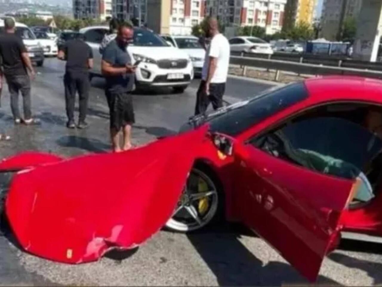 Usta müştərisinin 700 min manatlıq "Ferrari"sini yararsız hala saldı  VİDEO  FOTO