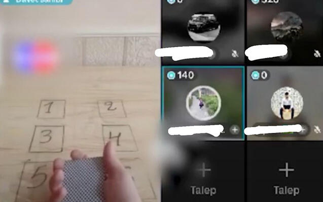 “TikTok”da canlı açıb qumar oynayırlar 