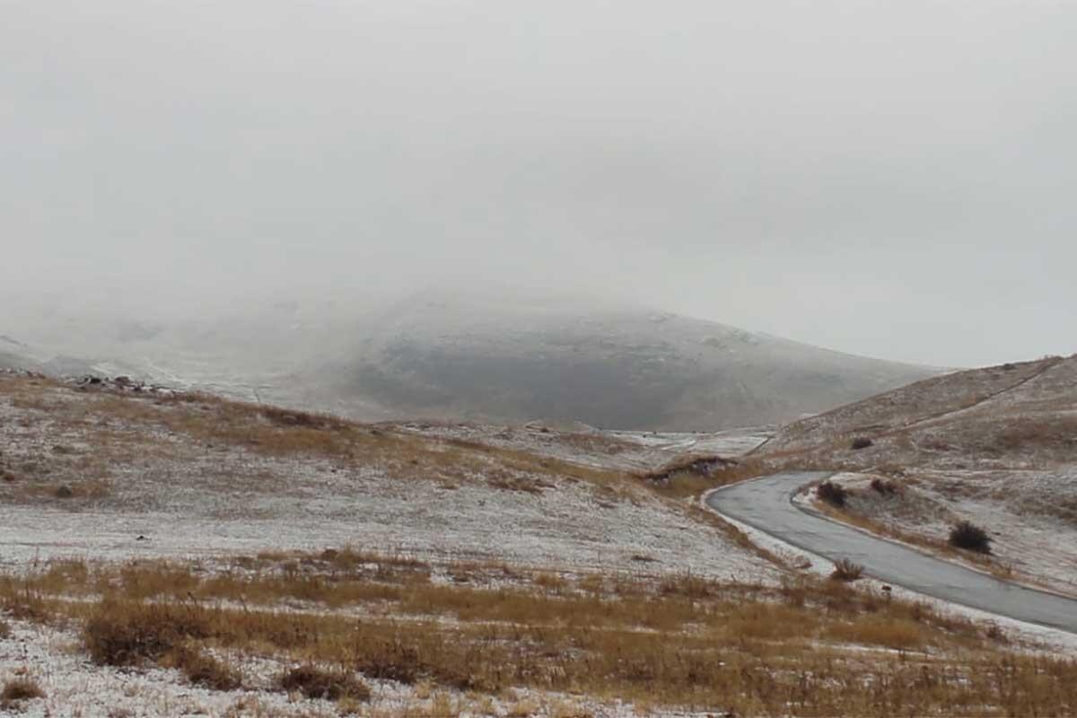 Naxçıvana qar yağıb