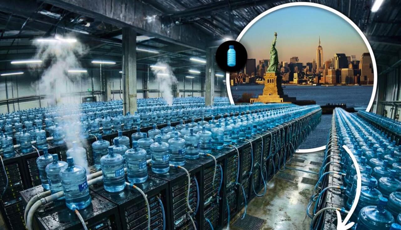 Rəqəmsal d&uuml;nya planetin suyunu i&ccedil;ir  S&uuml;ni intellekt su b&ouml;hranı yarada bilər