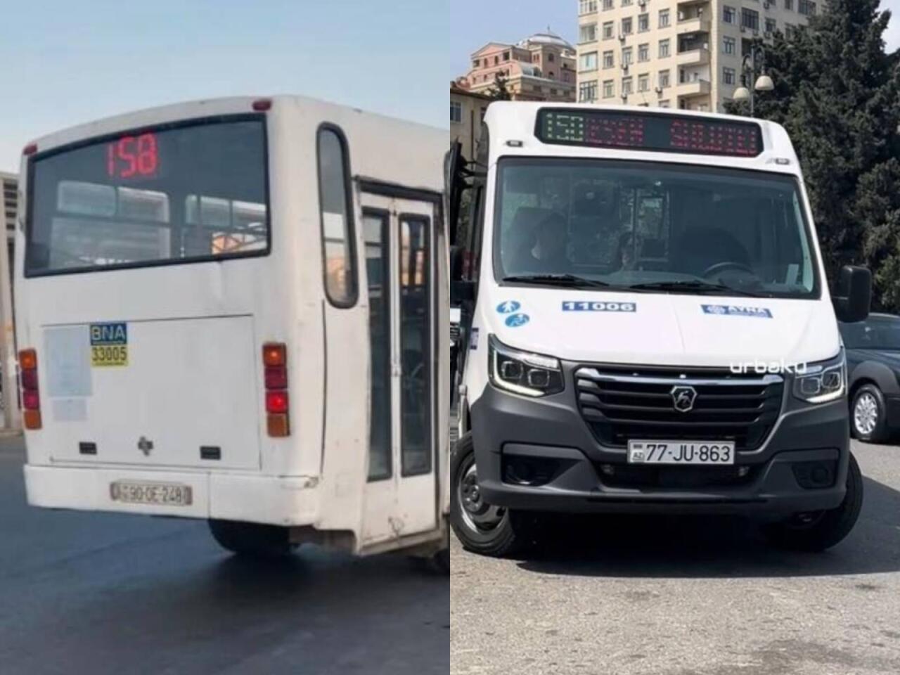 Böyük avtobusları "Qazel"lə əvəzlədilər  Sərnişinlər narazıdır