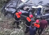 Toydan qayıdanlar ağır qəzaya düşdü  Altı yaralı var 