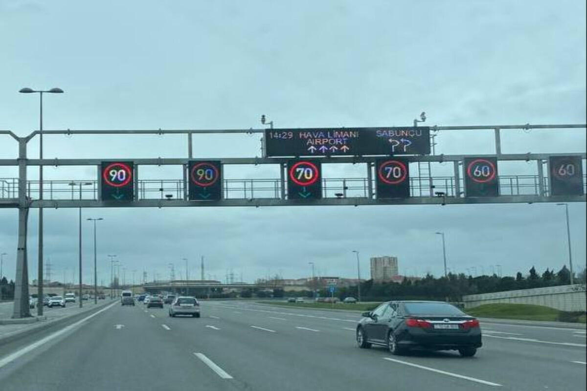 Hava Limanı yolunda sürət həddi endirildi