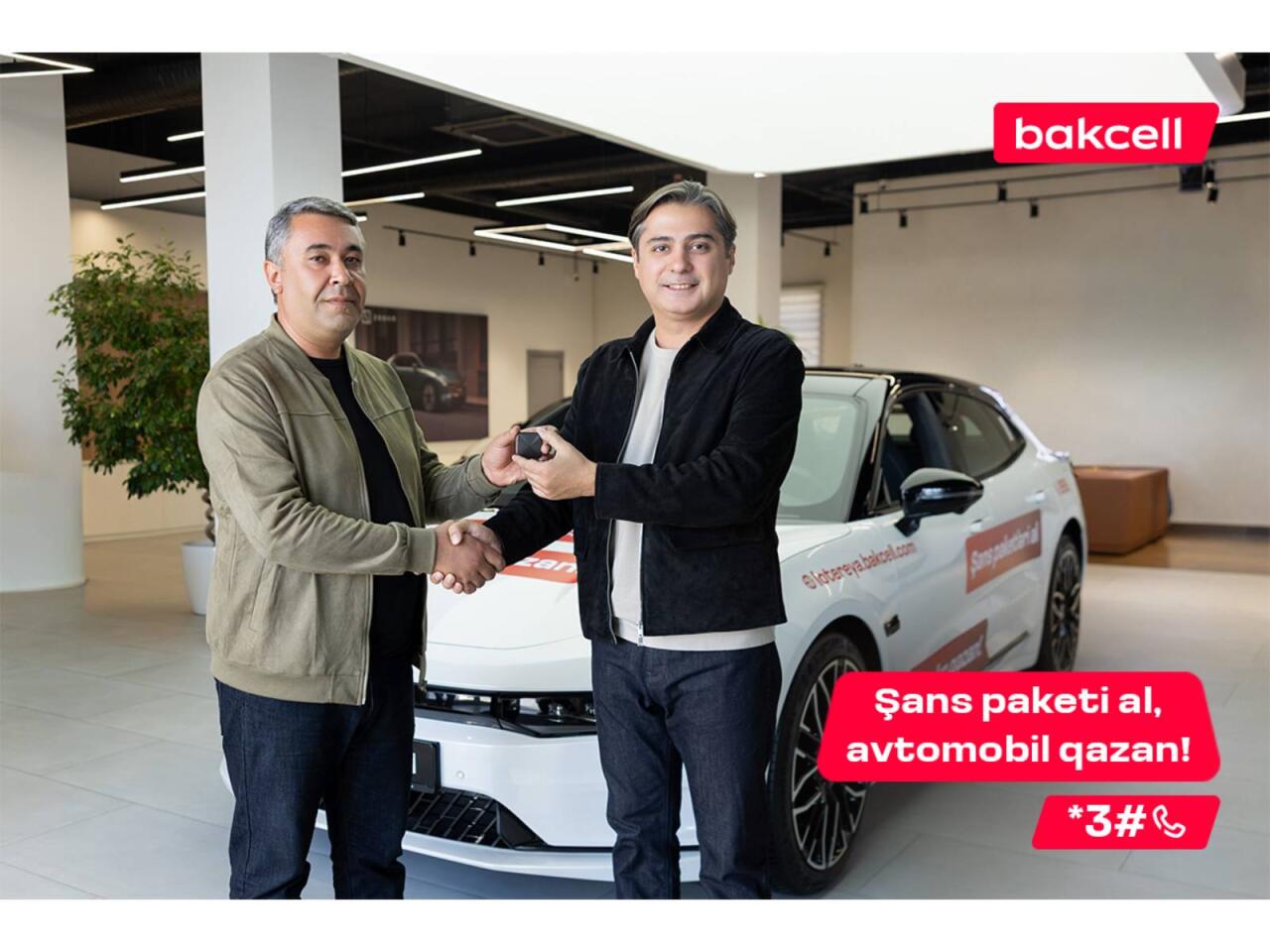 Bakcellin meqa lotereyasında daha bir avtomobil qalibi məlum oldu!