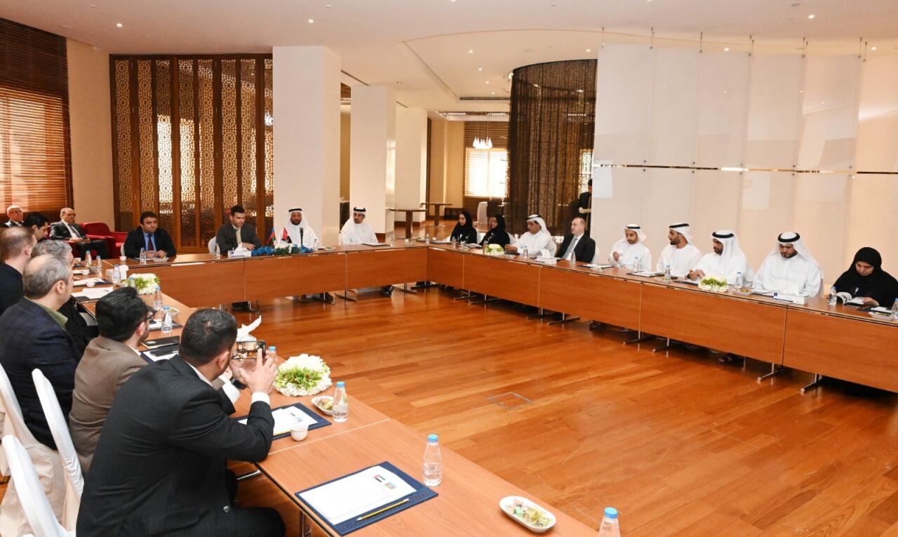 Azərbaycan  Birləşmiş Ərəb Əmirlikləri Birgə Biznes Şurasının həmsədrlərinin ilk iclası keçirilib  FOTO