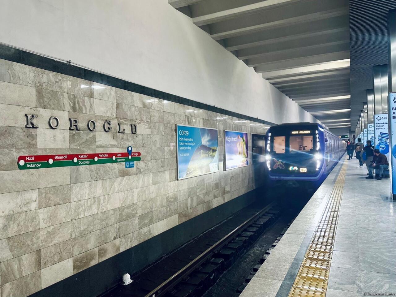 Metro istifadəçilərinin sayı 4.2 faiz artıb