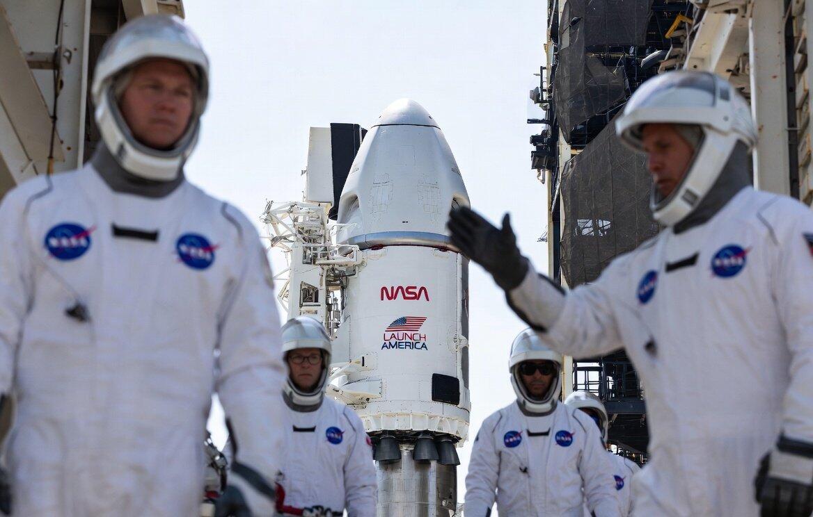 NASA Aya g&ouml;ndəriləcək pilotlu kosmik gəminin hazırlığının ilk mərhələsini yekunlaşdırıb