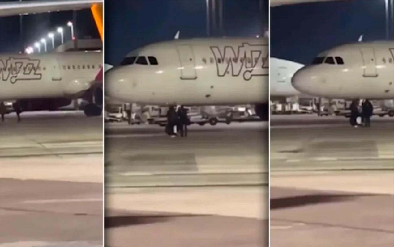 Əl yelləyib təyyarəni saxlatmaq istədilər 