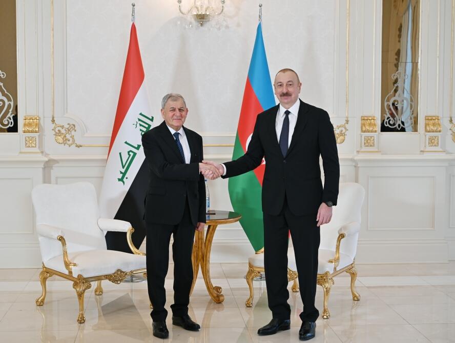 İlham Əliyev İraq Prezidenti ilə görüşüb  FOTO