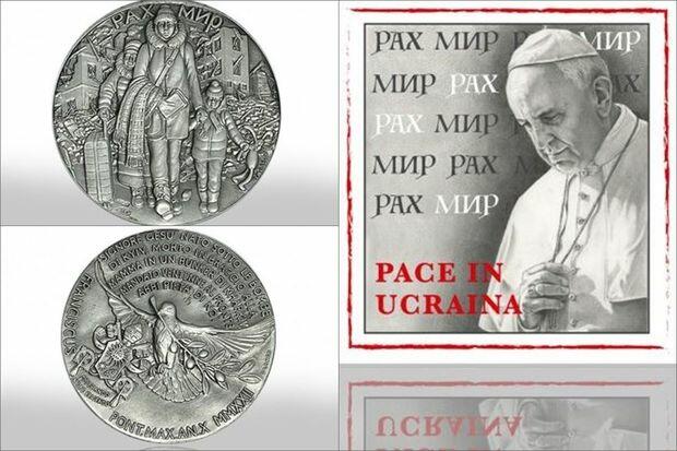 Vatikan Ukraynaya həsr olunmuş gümüş sikkə buraxıb 