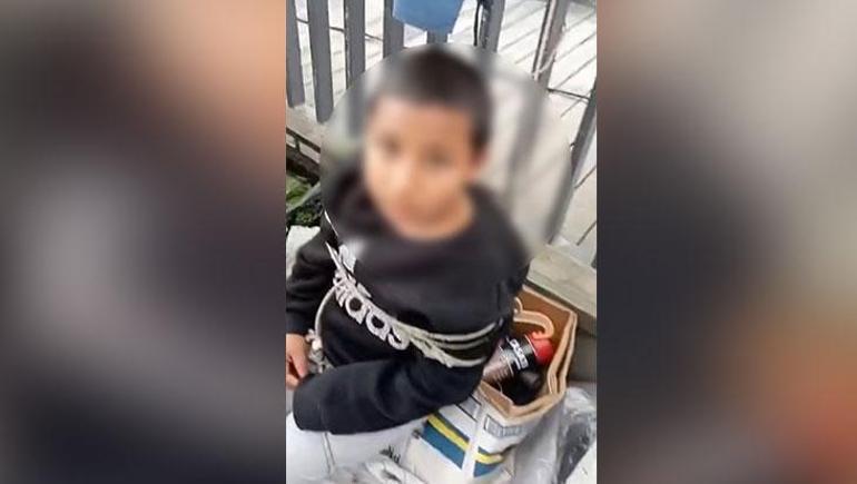 9 yaşlı uşağı iplə bağlayıb VİDEOya çəkdilər, cinayət işi açıldı