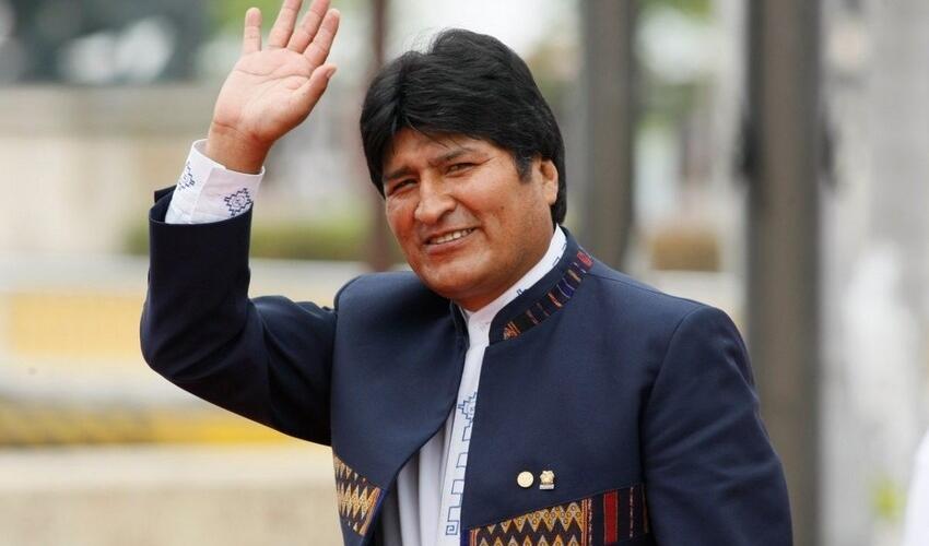 Evo Moralesin Peruya girişi