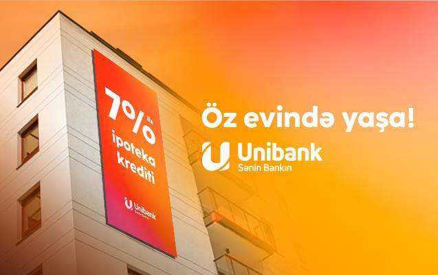 Unibank indiyədək 106 milyon manatdan çox ipoteka krediti verib