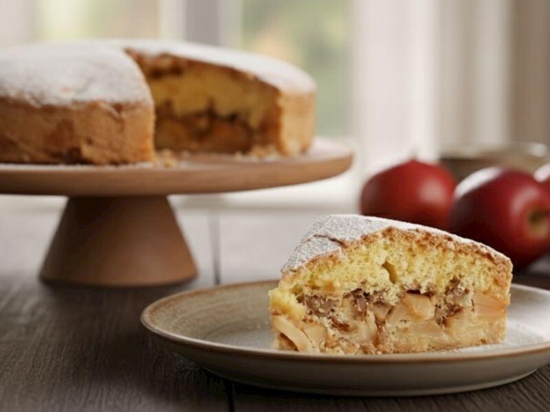 Almalı Şarlotta – Asan hazırlanan, ləzzətli şirniyyat resepti