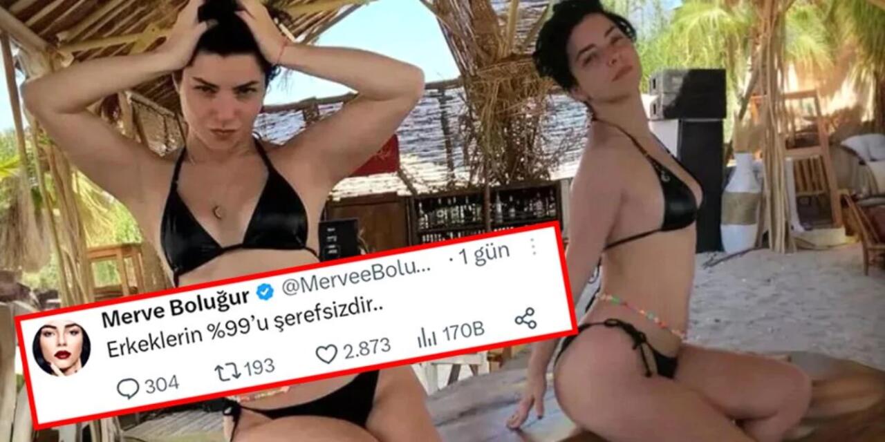 Merve Boluğur: "Kişilərin yüzdə 99u namussuzdur" 