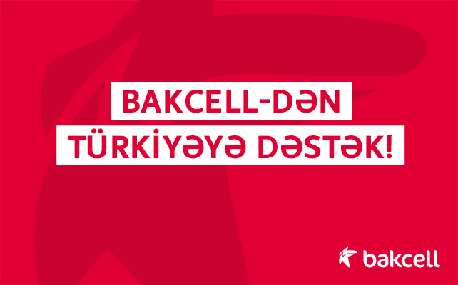 Bakcell Türkiyəyə xüsusi telekommunikasiya avadanlıqları göndərdi