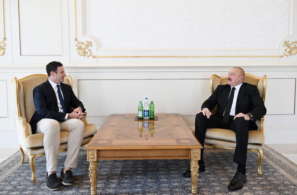 İlham Əliyev Cared Koheni qəbul edib  FOTO