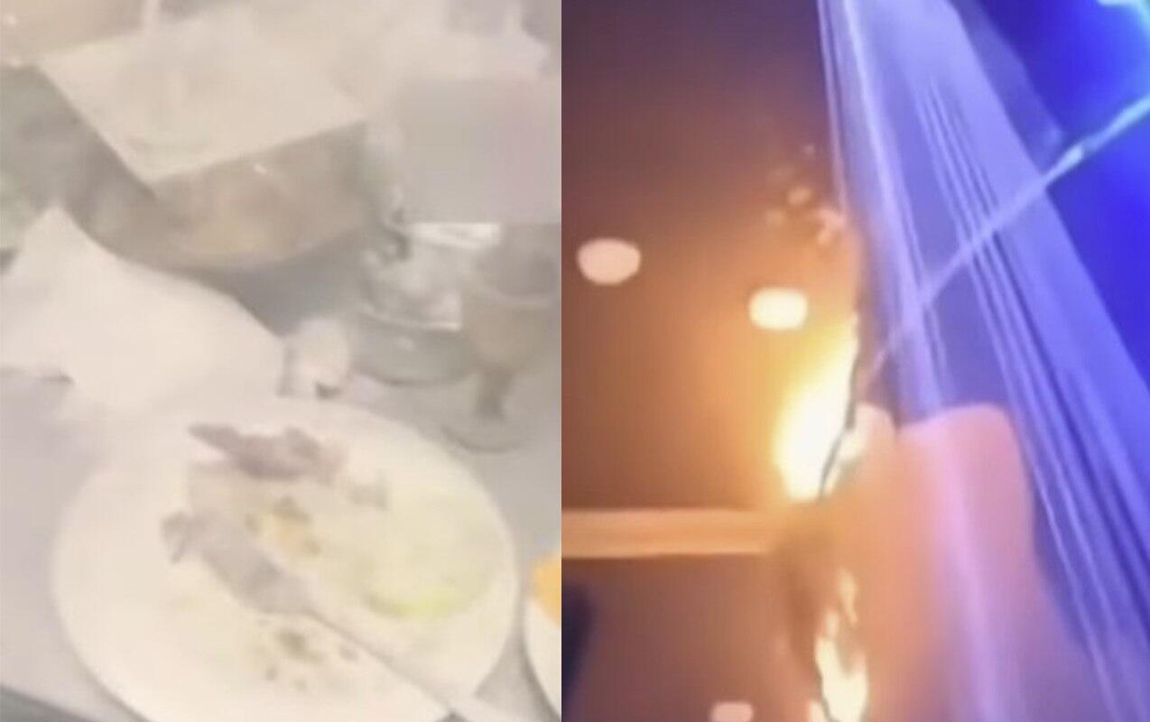 Toy zamanı daha bir şadlıq sarayında yanğın oldu 