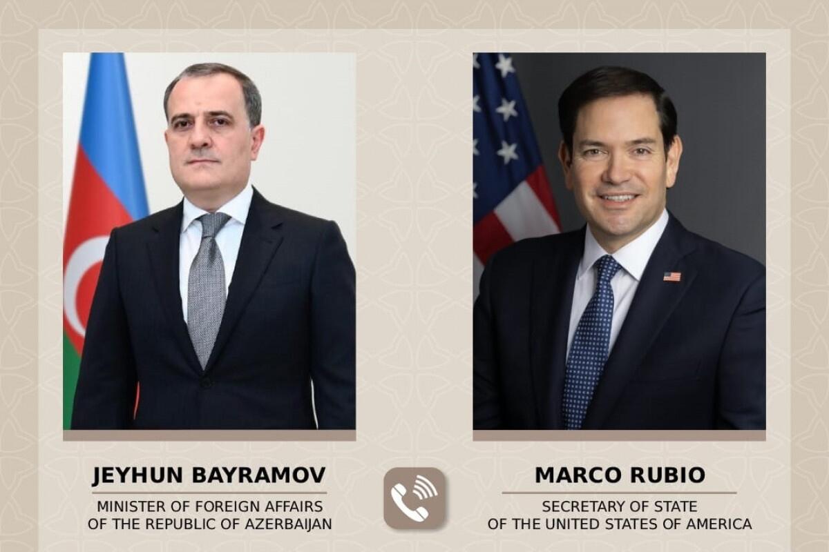 Ceyhun Bayramov ABŞ d&ouml;vlət katibi ilə m&uuml;zakirə apardı