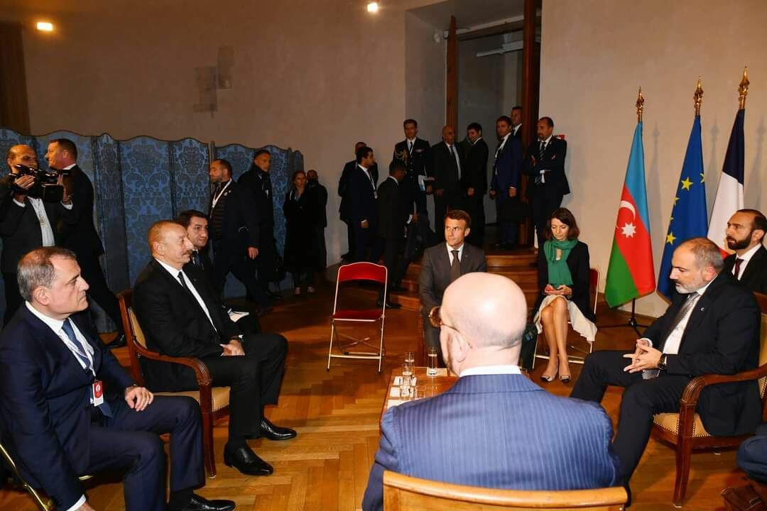 Praqada Azərbaycan, Fransa, Avropa İttifaqı Şurası və Ermənistan liderlərinin yenidən görüşü olub  FOTO