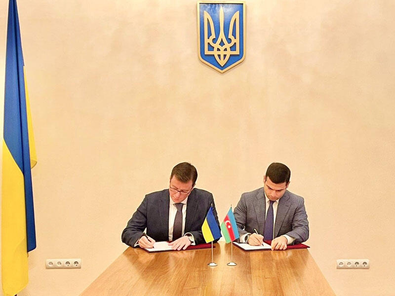 Azərbaycan və Ukrayna arasında qarşılıqlı investisiya barədə memorandum imzalanıb  FOTO