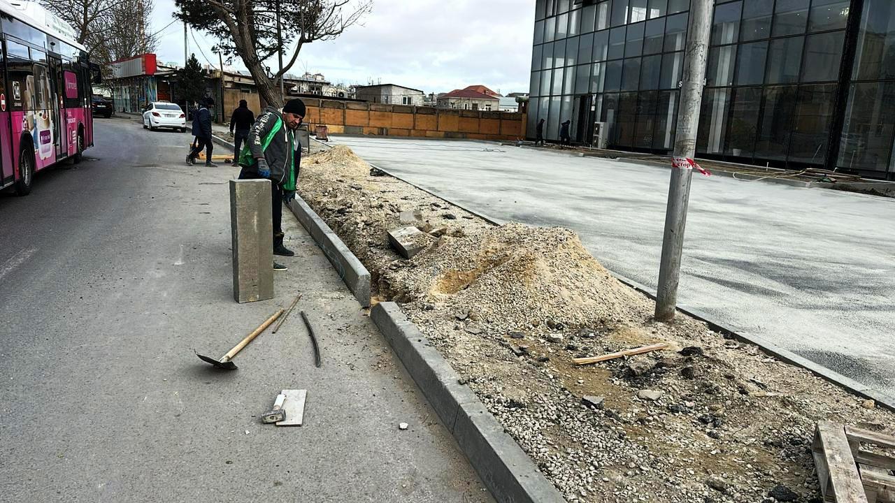 Bakıda piyada səkisini parkinqə &ccedil;evirmək istədilər  BŞİH hərəkətə ke&ccedil;di 