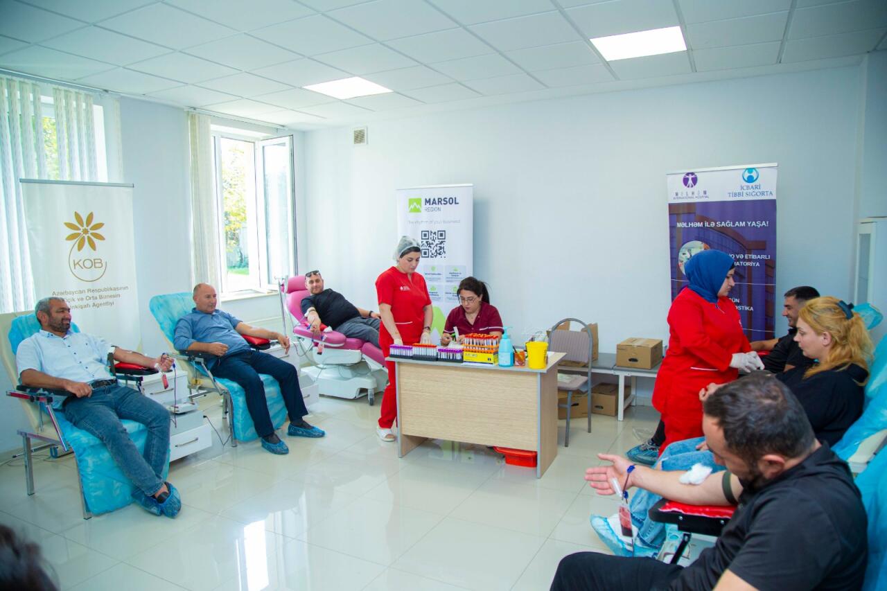 Qanvermə aksiyası keçirilib  FOTO