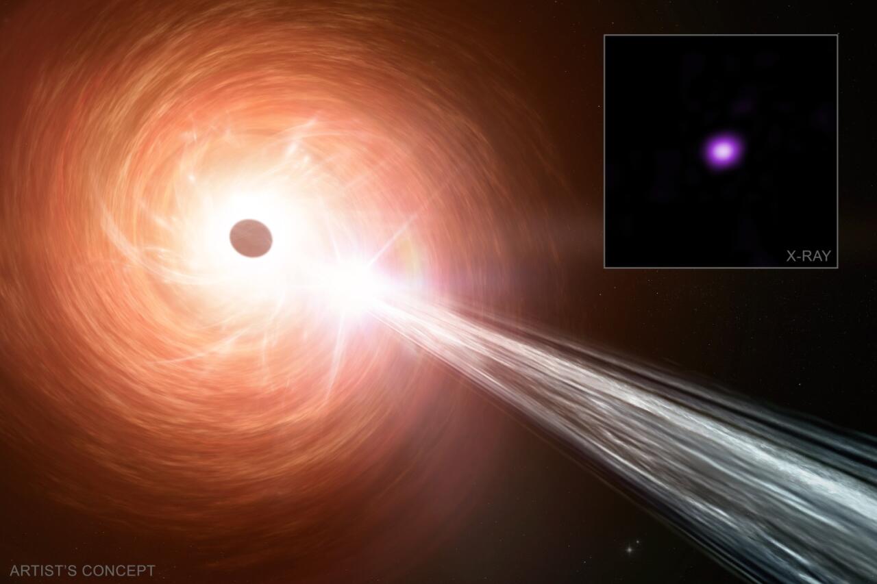 NASA yeni qara dəlik kəşf etdi   920 milyon il sonra ...
