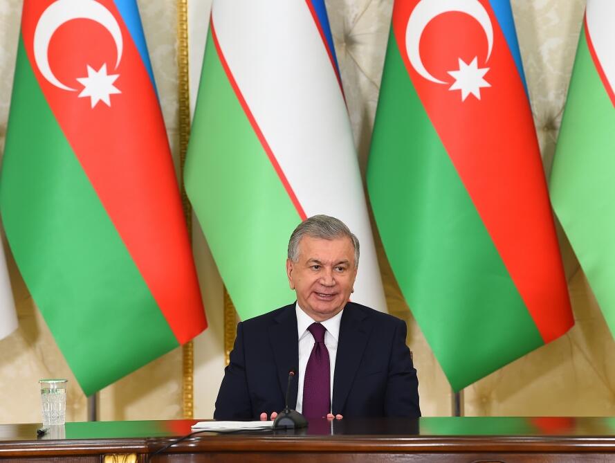 Şavkat Mirziyoyev: Azərbaycan bizim üçün münasibətlərin tamamilə yeni mərhələyə yüksəldiyi ən yaxın ölkələrdən biridir