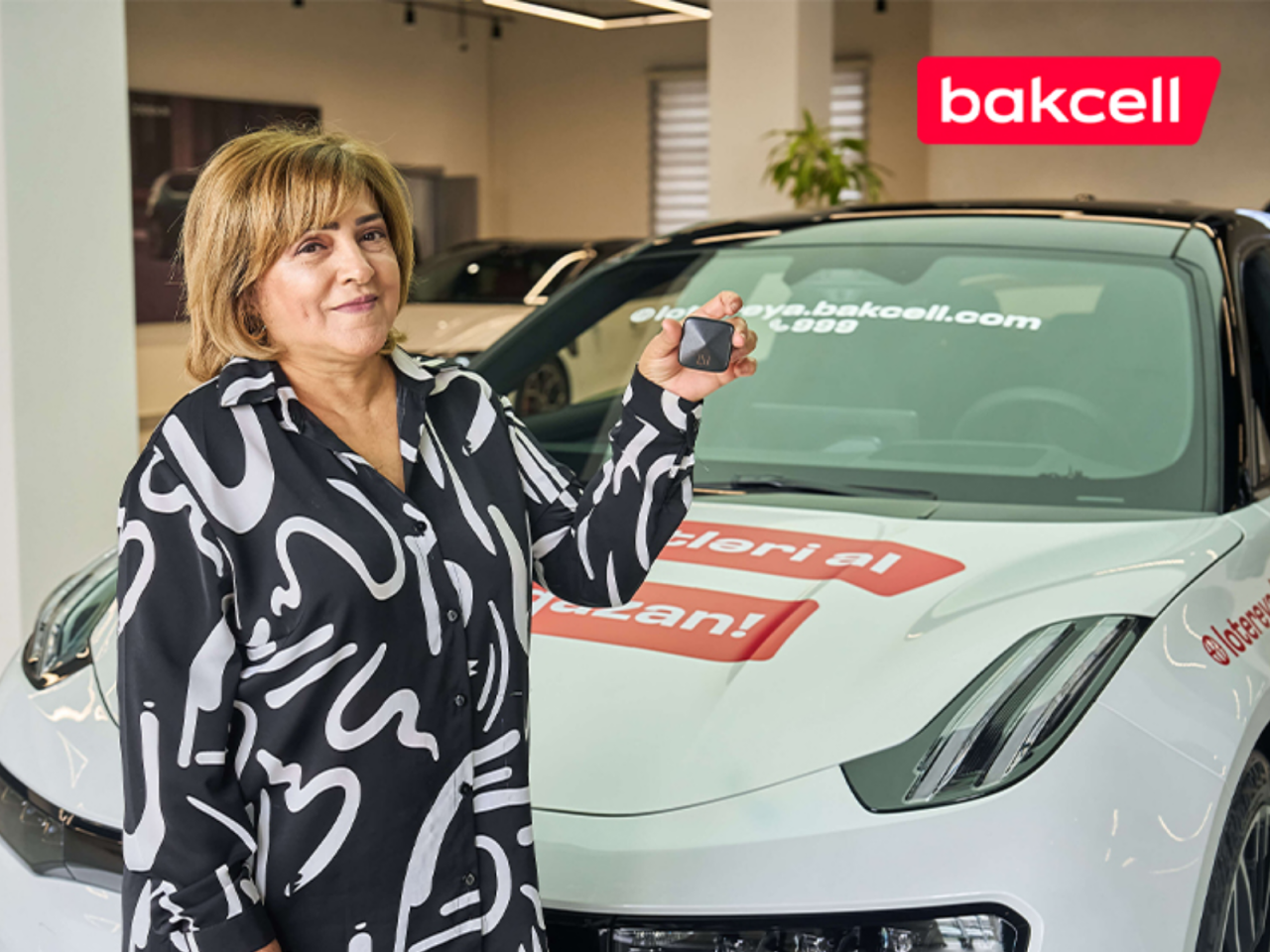 Bakcellin meqa lotereyasında 3cü avtomobil uduldu!