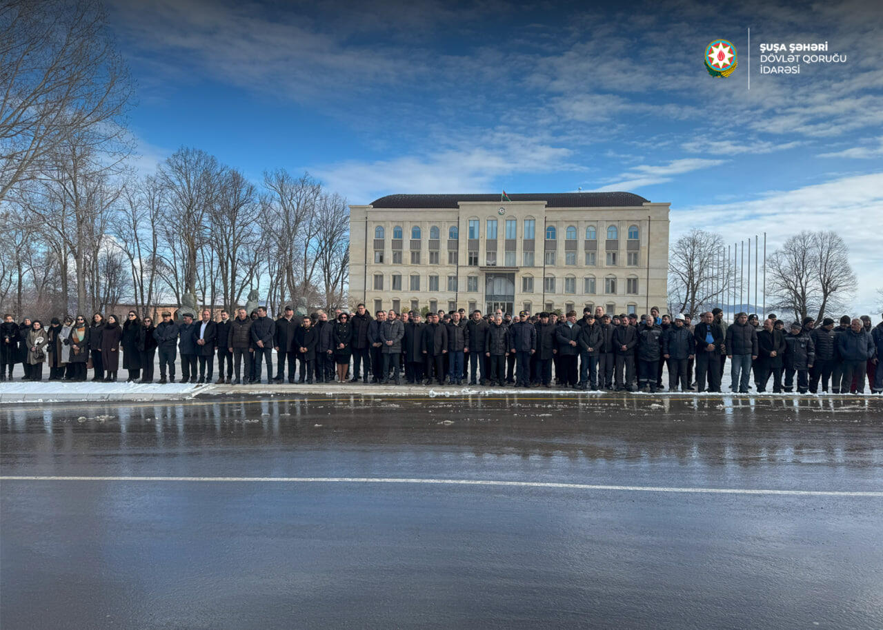 Şuşada şəhidlərin əziz xatirəsi ehtiramla yad edilib  FOTO