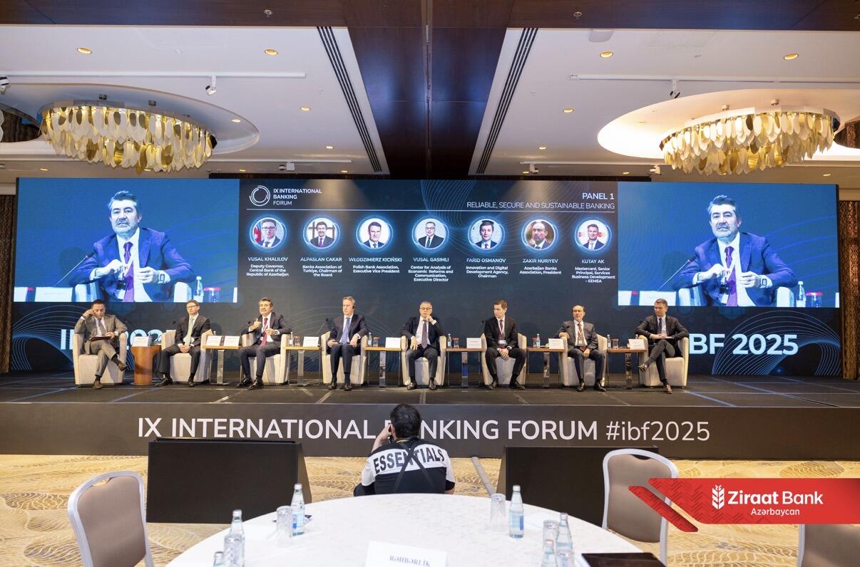 Ziraat Bank Azərbaycan IX Beynəlxalq Bankçılıq Forumunun tərəfdaşı və iştirakçısı olub!  FOTO