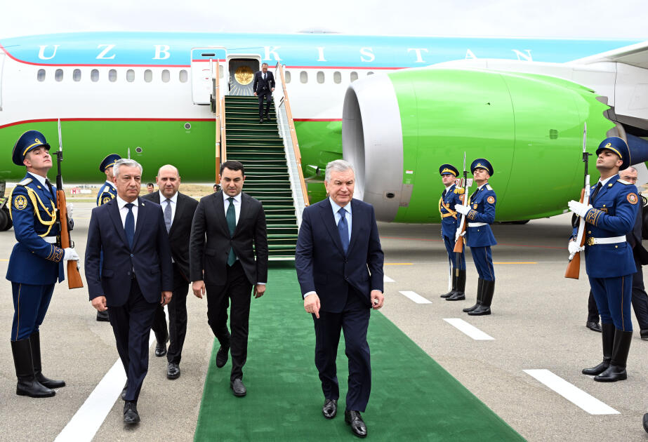 Özbəkistan Prezidenti Şavkat Mirziyoyev Füzuli rayonuna səfərə gəlib
