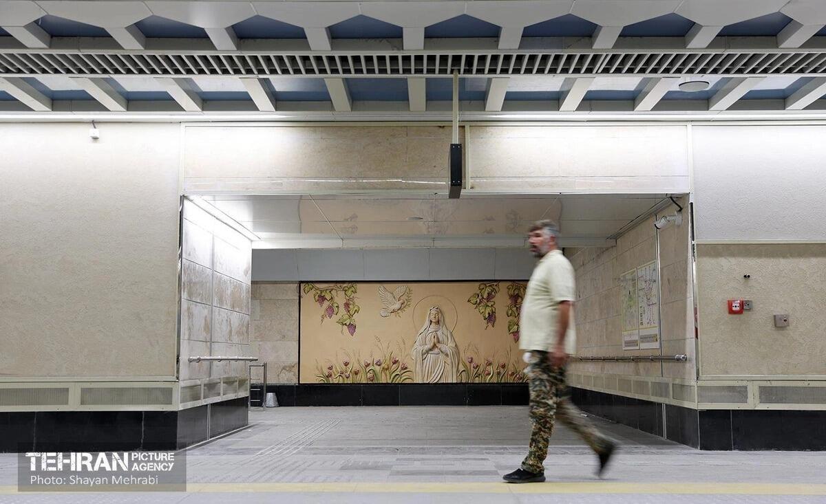 İranda metronun "Müqəddəs Məryəm" stansiyası açılıb 