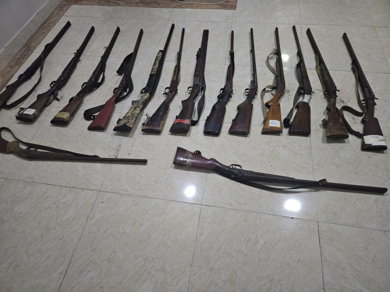 Sabirabadda qanunsuz saxlanılan odlu silahlar aşkarlandı 