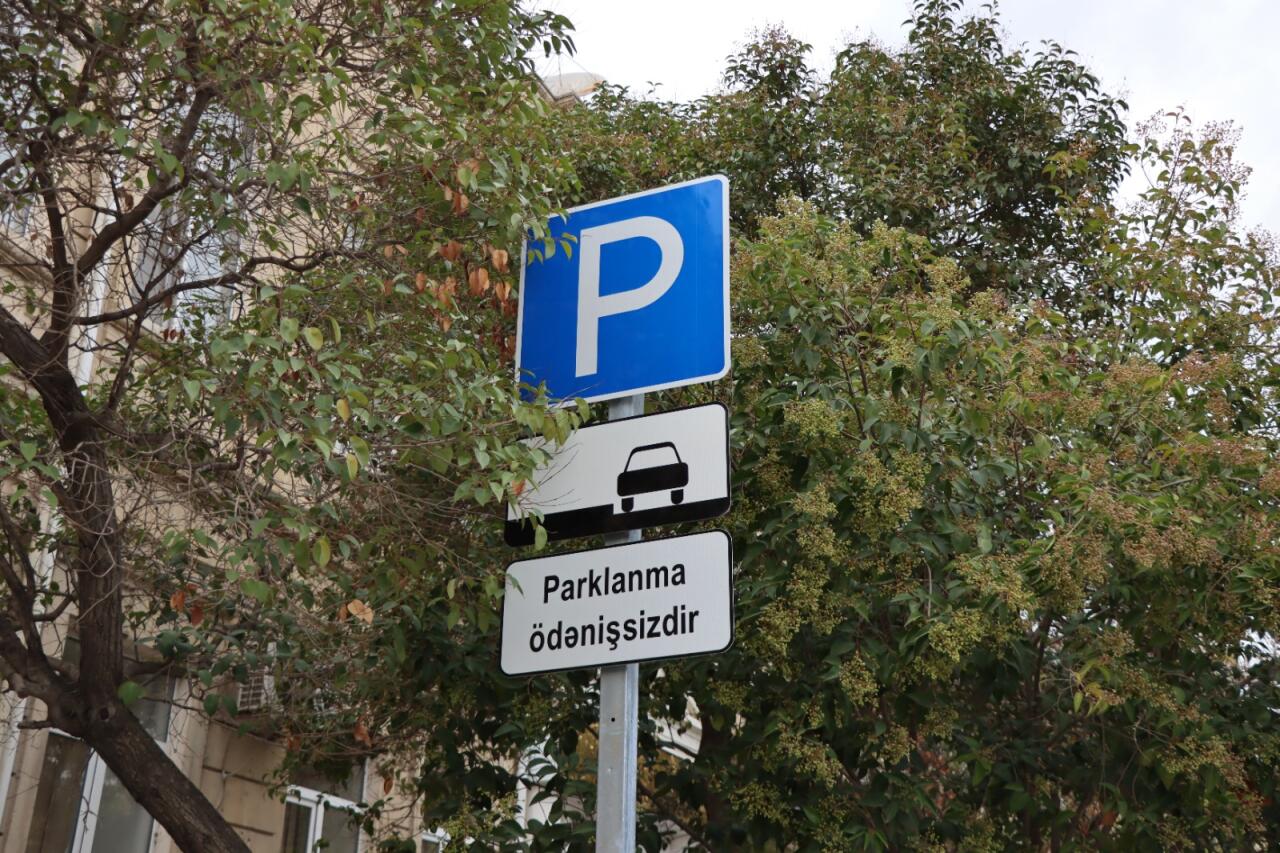 Bakıda pulsuz parklanma yerləri yaradılıb