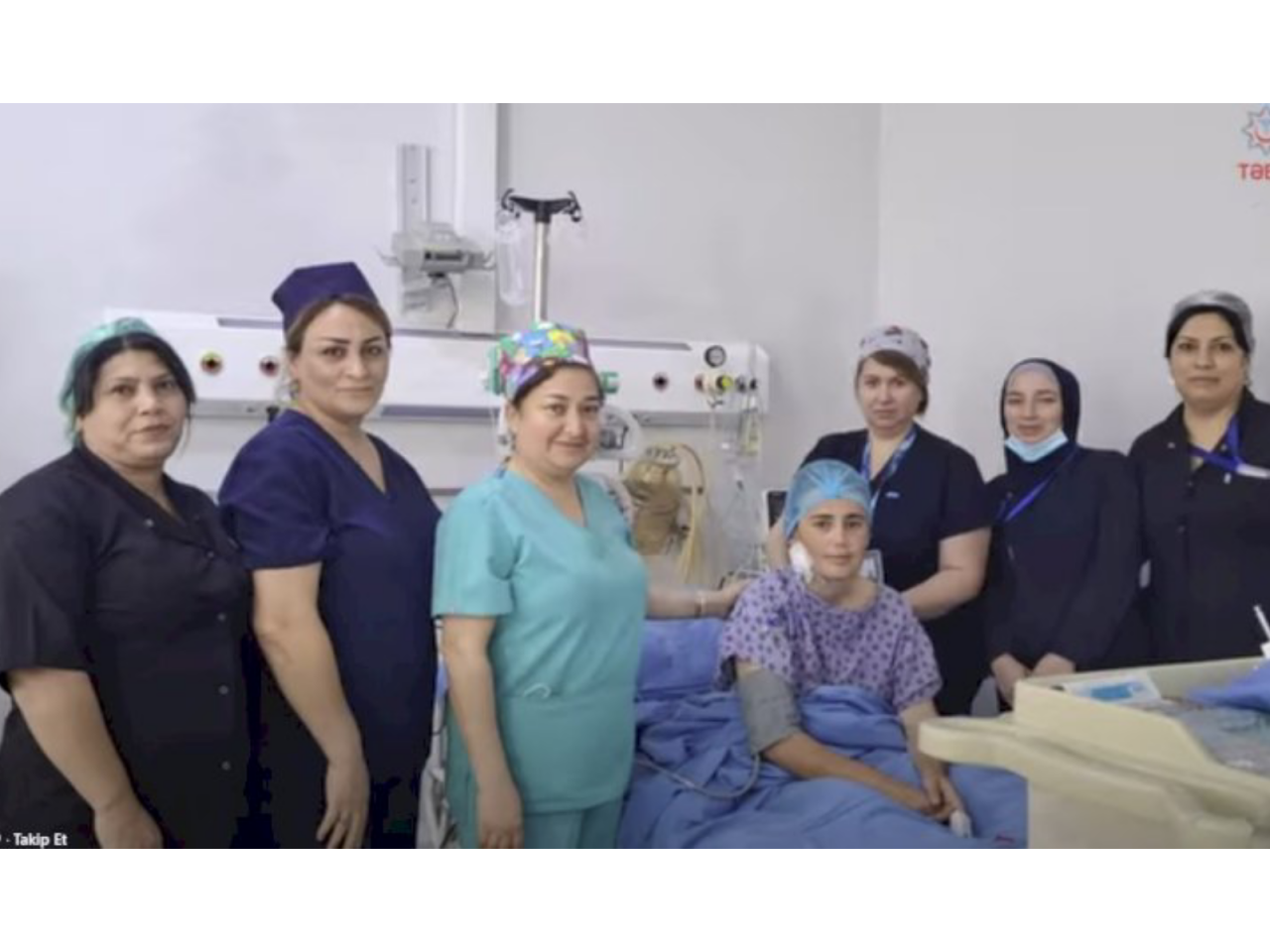 Əməliyyat olunan 6 uşaq anasının &uuml;rəyi dayandı  Bir saat sonra həyata qaytarıldı 