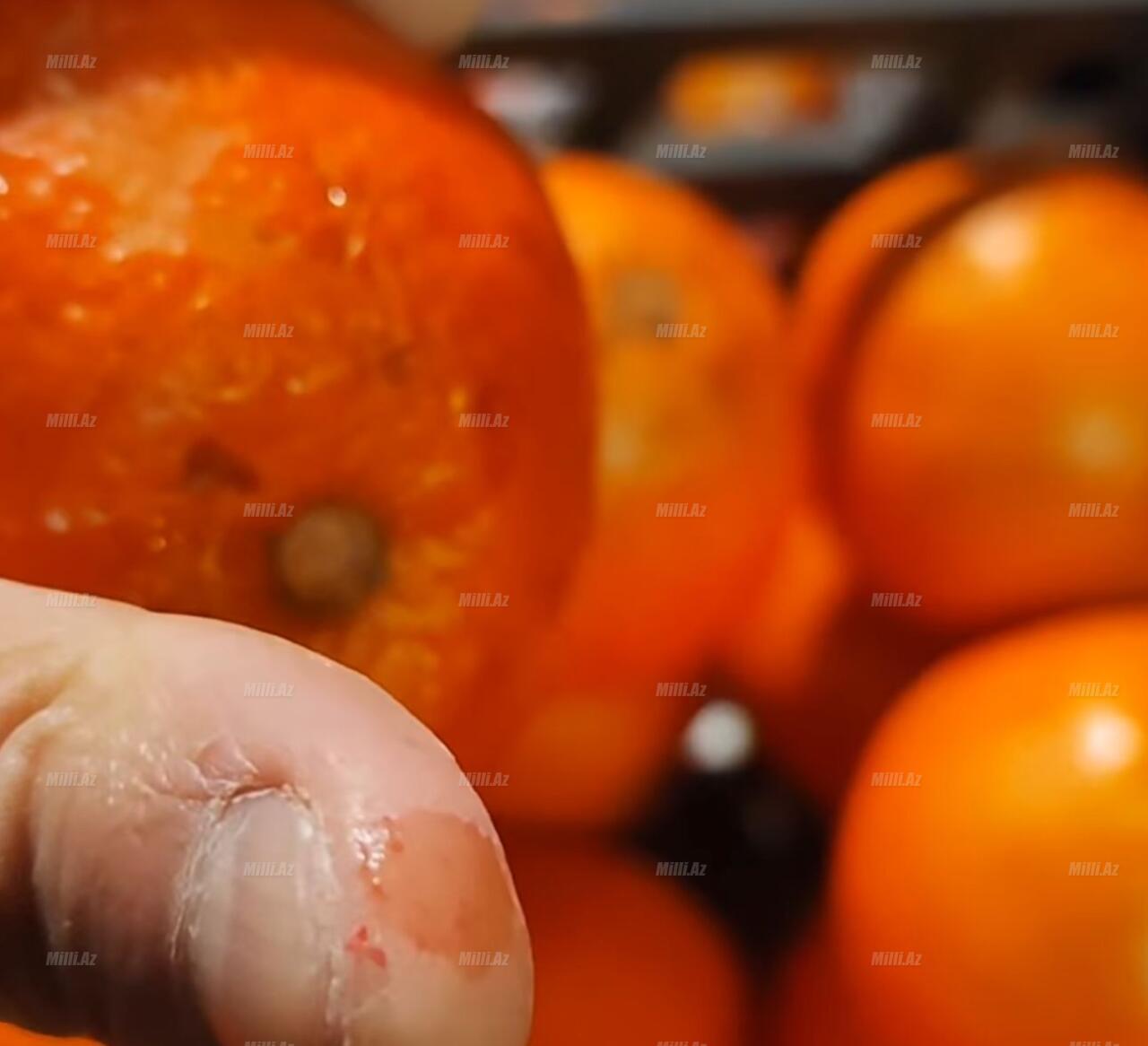 İrandan gətirilən portağal boyanır?  Ələ keçən rəng şübhə yaratdı