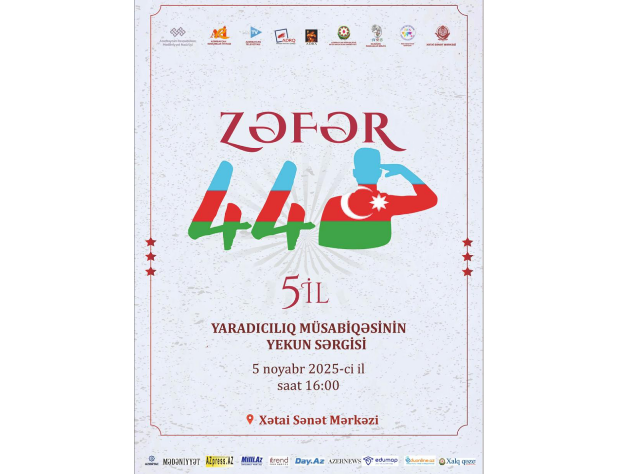 "ZƏFƏR  44" adlı yaradıcılıq müsabiqəsinin yekun sərgisi açılacaq