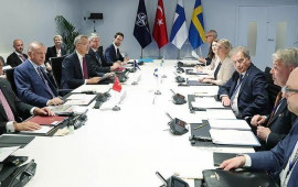 Türkiyə, Finlandiya, İsveç və NATO liderlərinin